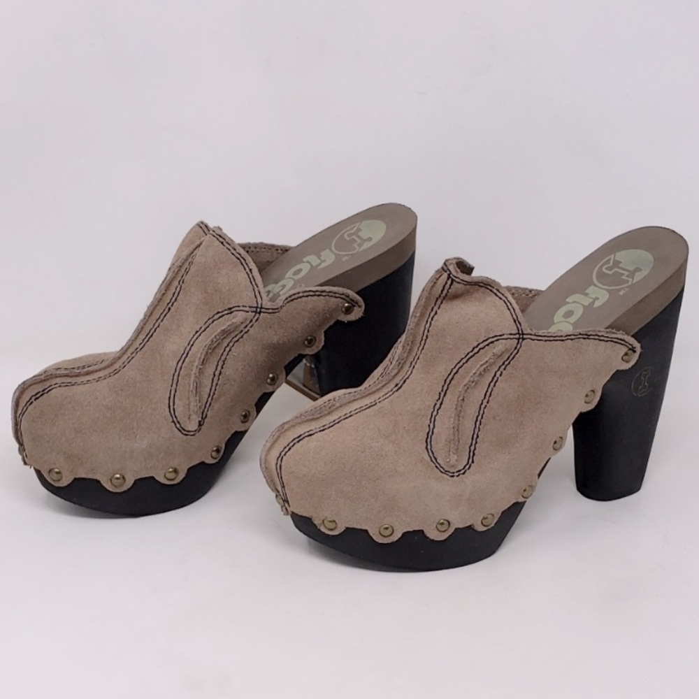 🆕Size 6.5-SEXY & STYLISH! Flogg Diana Suede Clogs